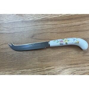 Andrea by Sadek Vintage Floral Cheese Knife with‎ Forked Tip